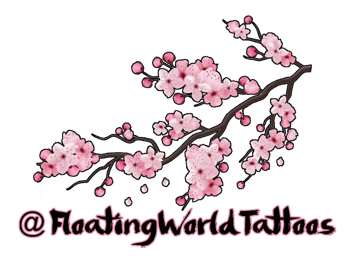 Contact Us Floating World Tattoos   FloatingWorldSticker1 